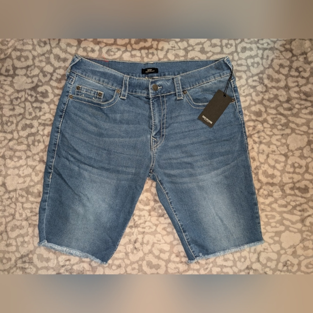 Men's Blue Denim Shorts